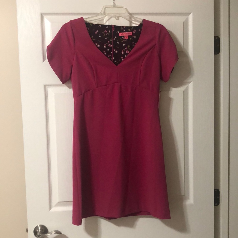 NWT Betsey Johnson size 10 pink dress